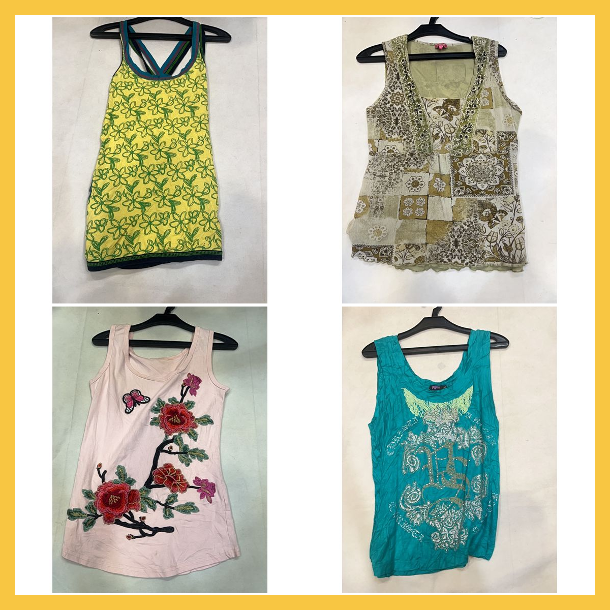 Vintage Floral & Animal Print Camisole Bundle MEXX..