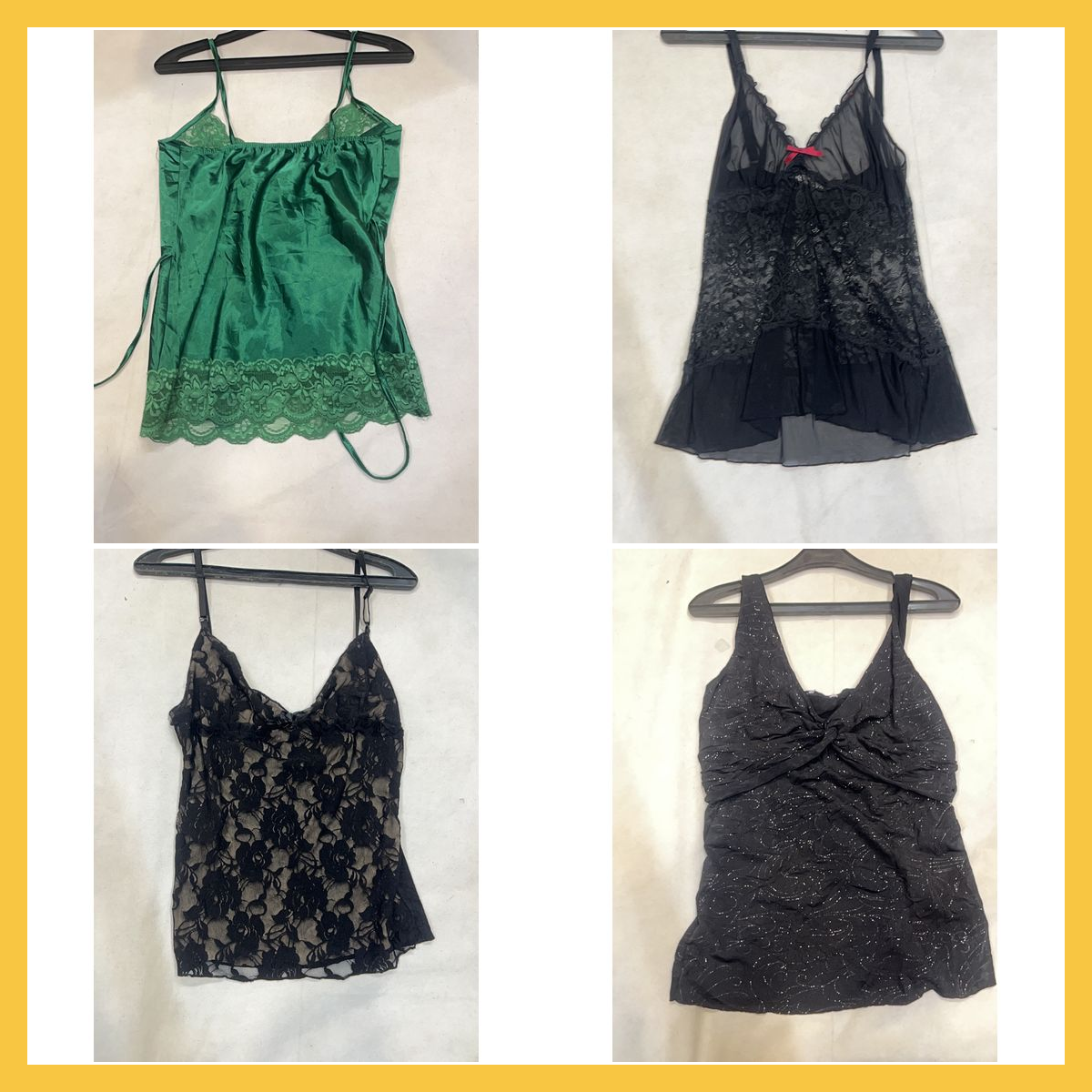 Lace Camisole Bundle - 15 Pc Mix of Zeta Moda, ben..