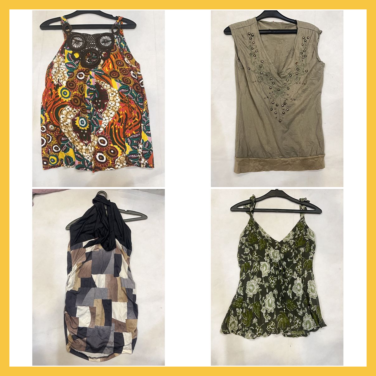 Vintage Printed Blouse Bundle: ProMod, sOliver & M..