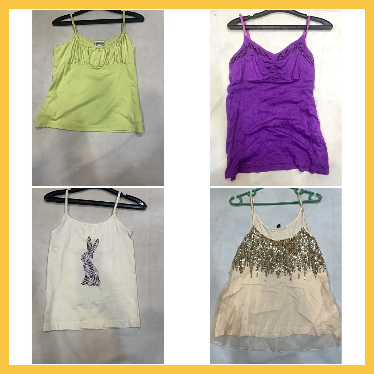 Designer Camisole Bundle - Guess, Madonna, Disney ..