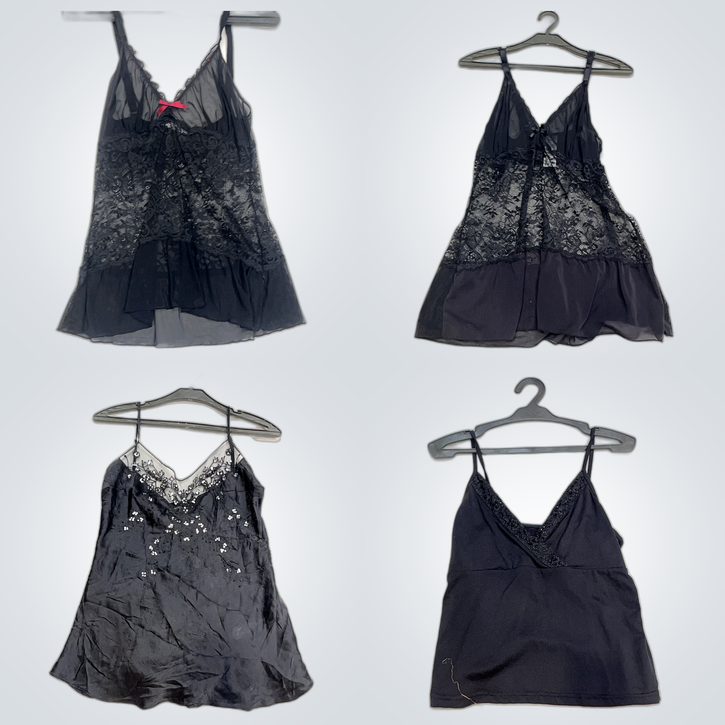 Y2K Lace Trim Camisoles