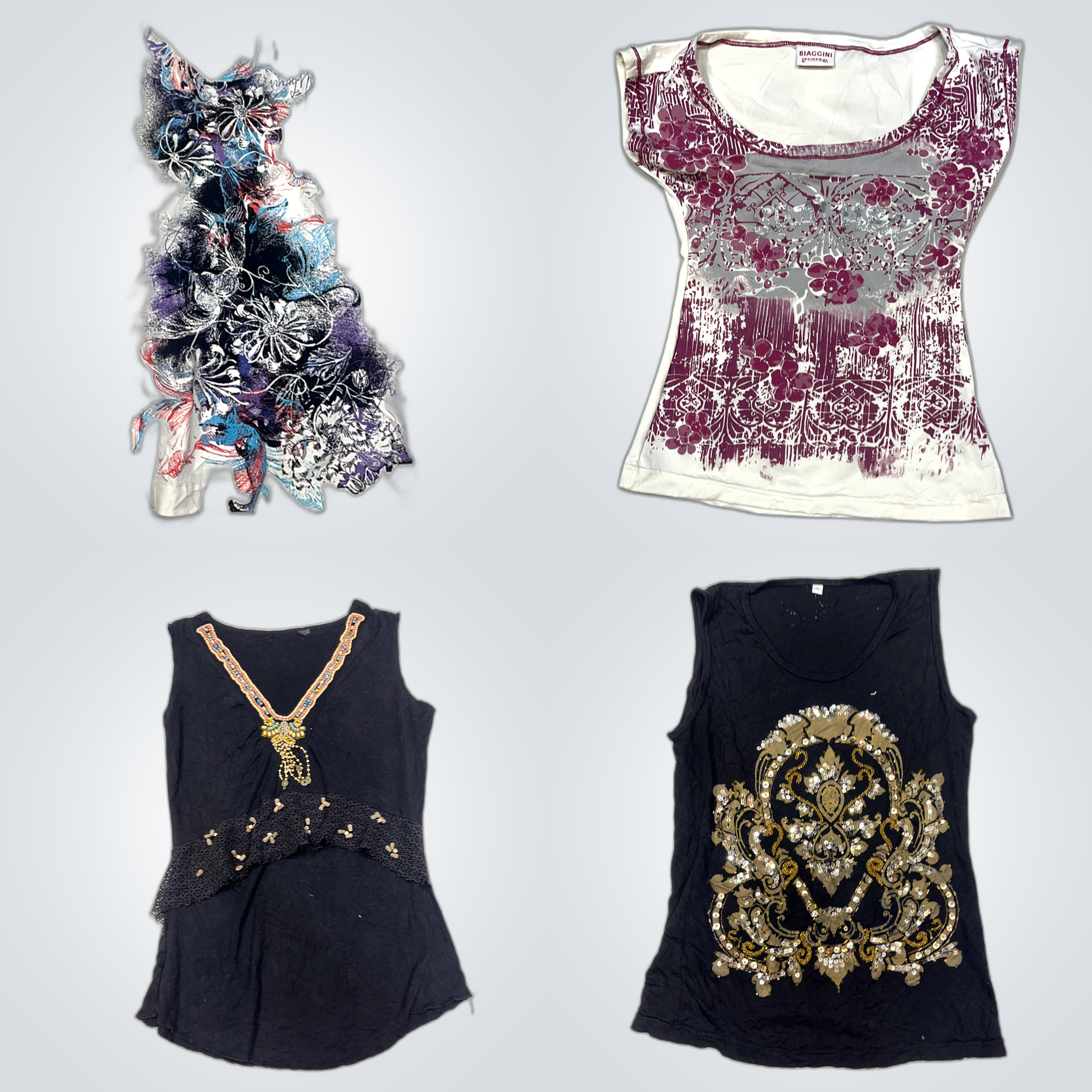 Spiral, Orsay & More Printed Top Bundle 10 Pc Women's Fashion Lot