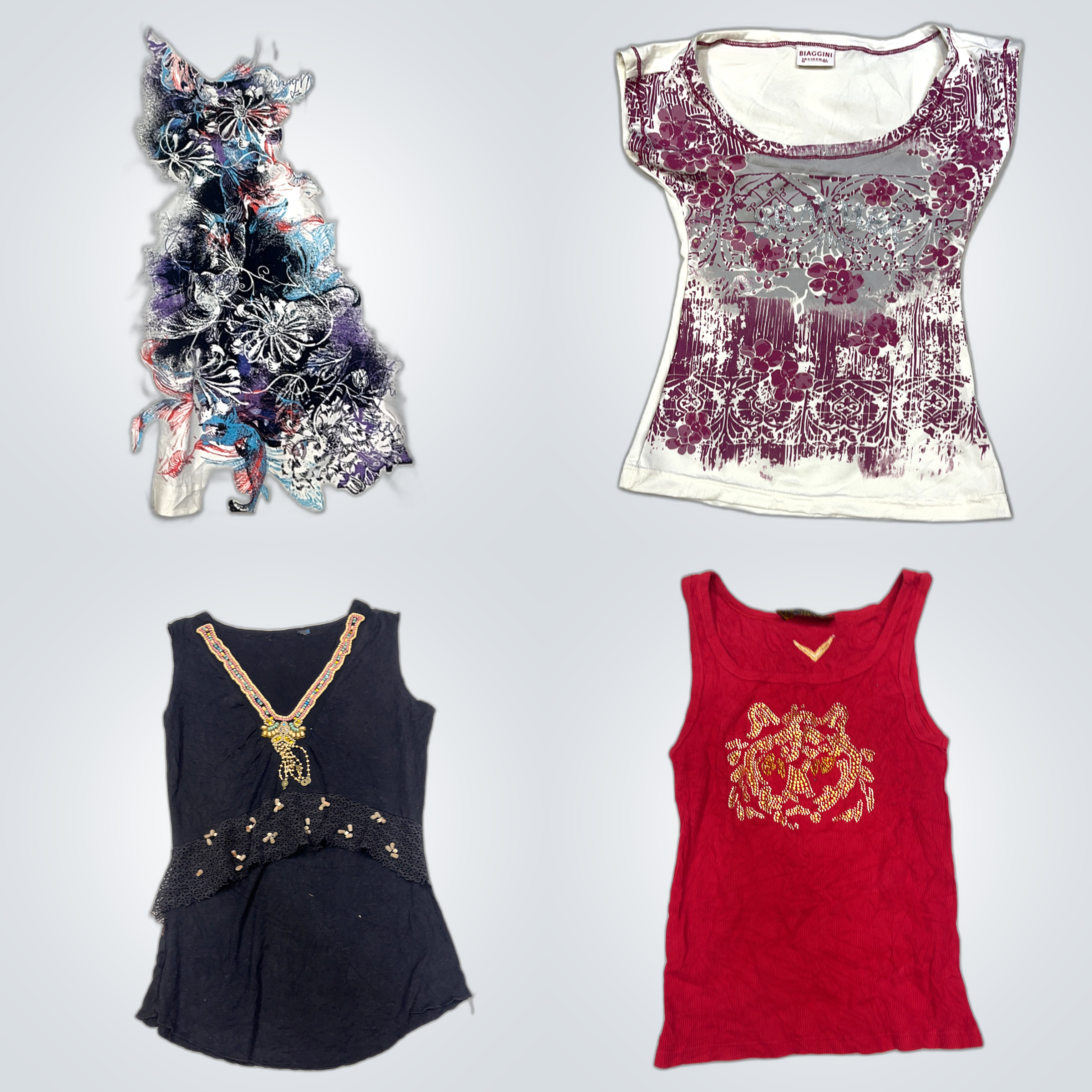 Spiral, Kakie & More Printed Top Bundle, 13pcs Wom..