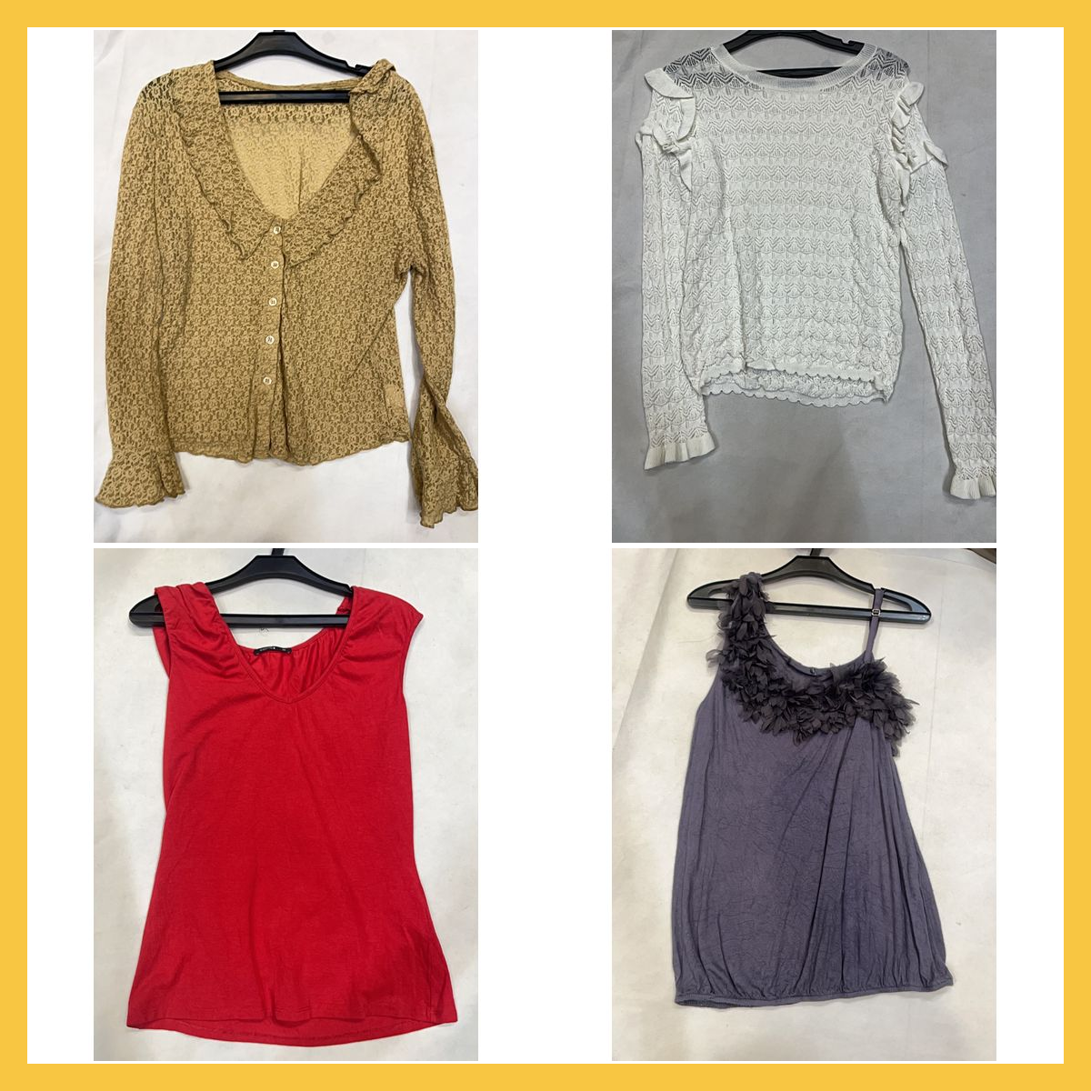 Bundle di Bluse Ruffle Orsay Pimkie Comma Top in P..