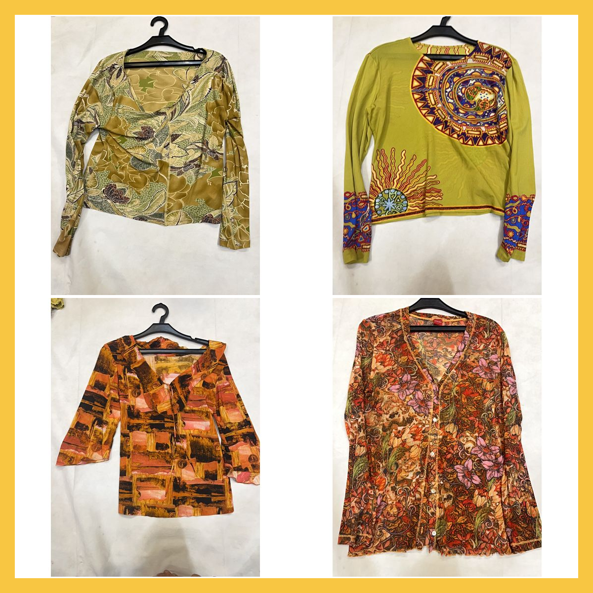 Vintage Gedrucktes Blusenpaket RENE LEZARD Olsen P..