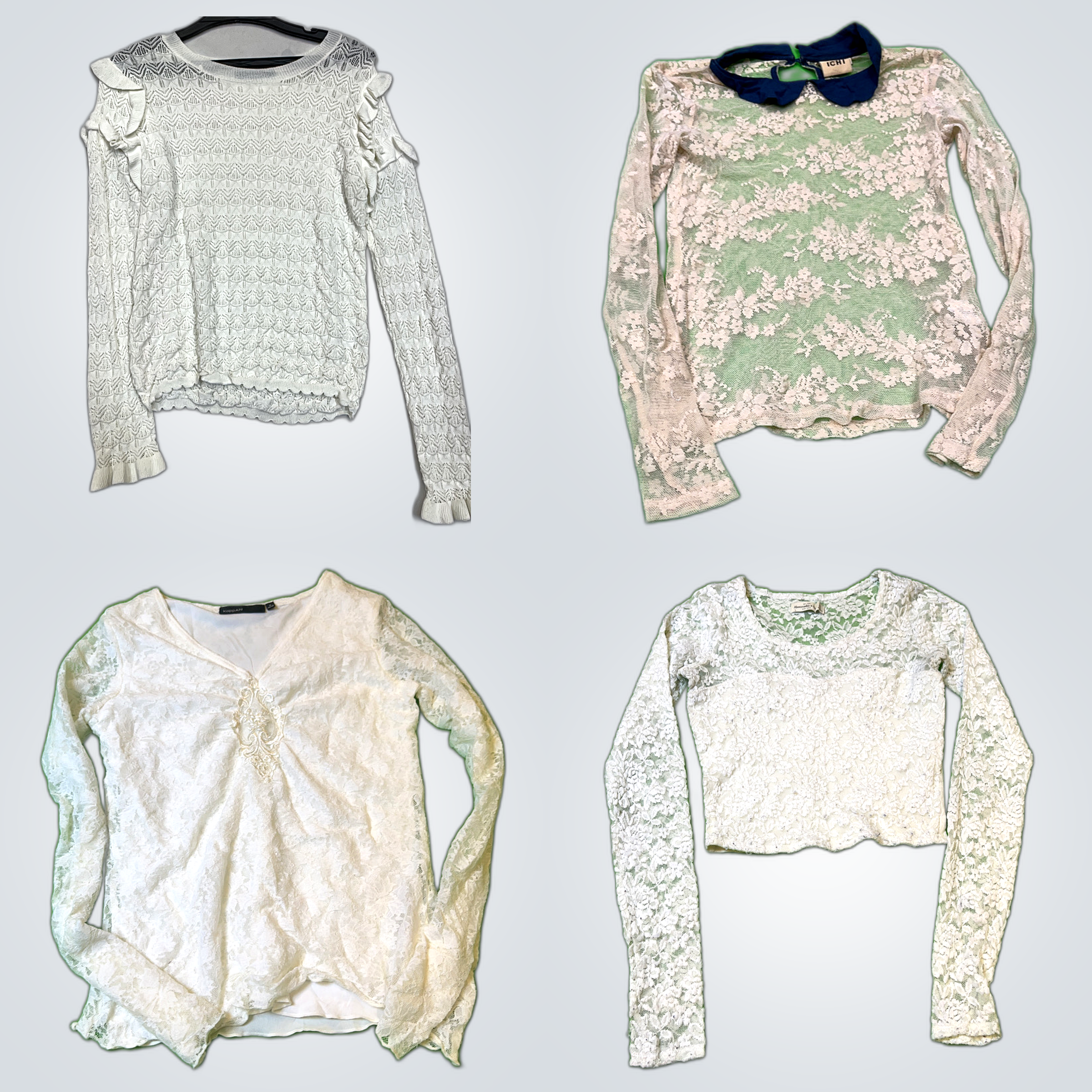 Y2K Lace Blouses Bundle