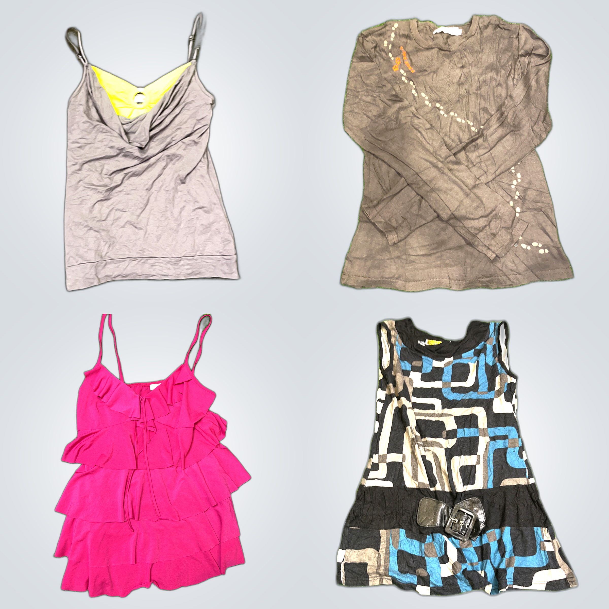 Y2K Printed Blouses Bundle