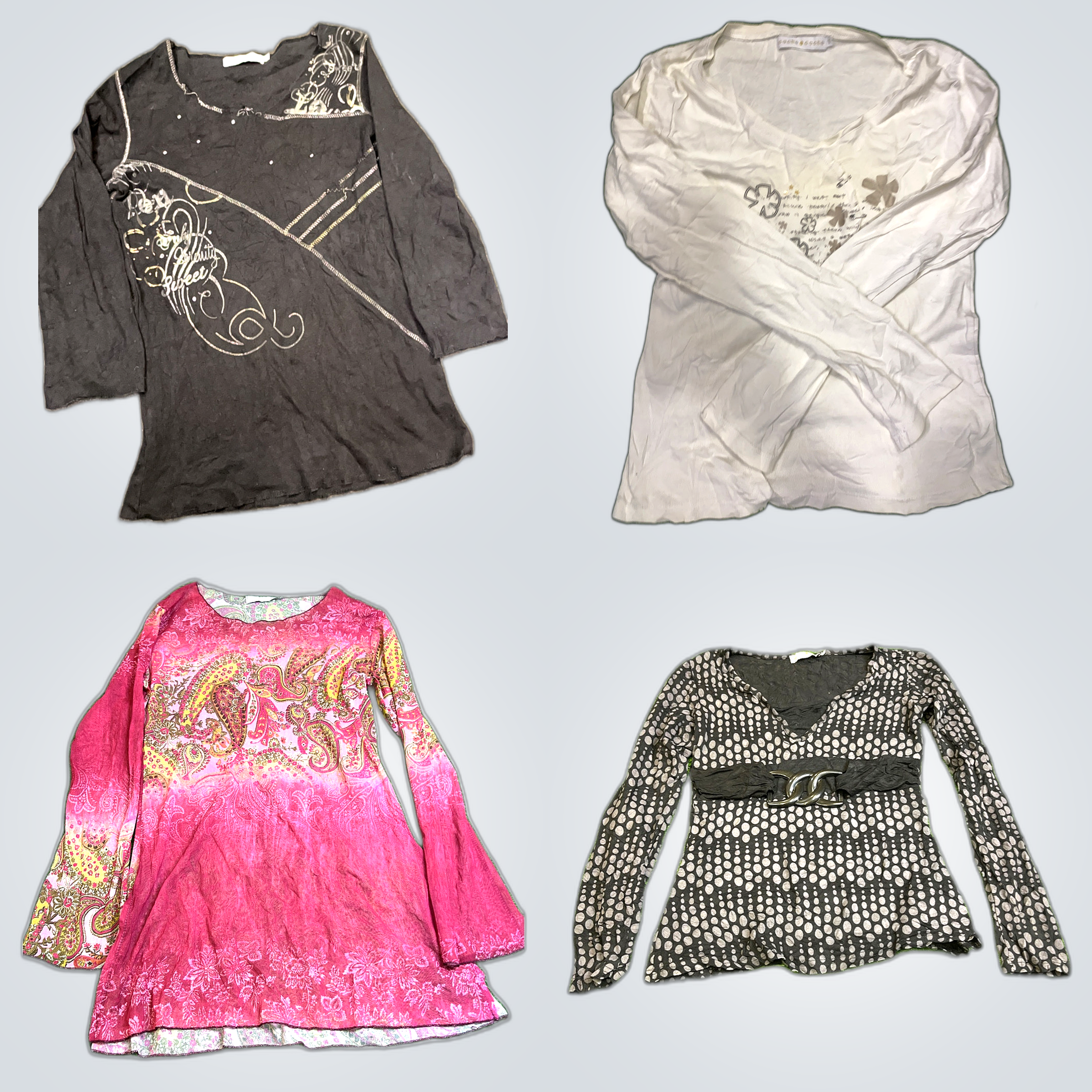 Cache Cache Y2K Printed Blouses