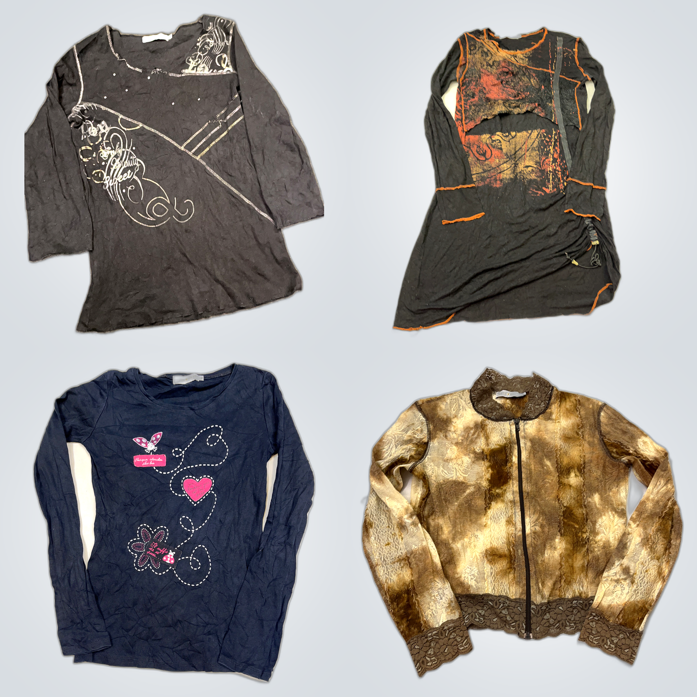 Cache Cache Y2K Printed Blouses