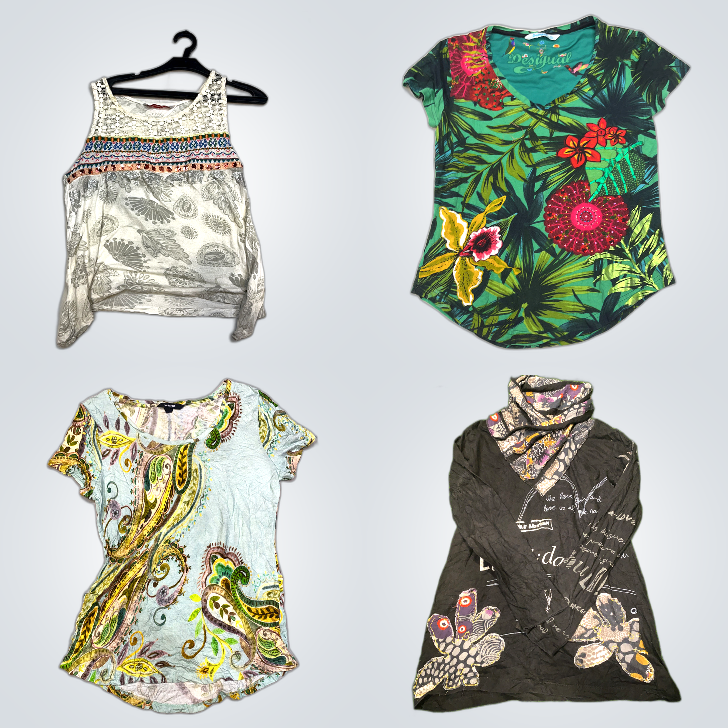 Desigual Bedruckte Blusen-Bundle - 10-teiliges Blu..