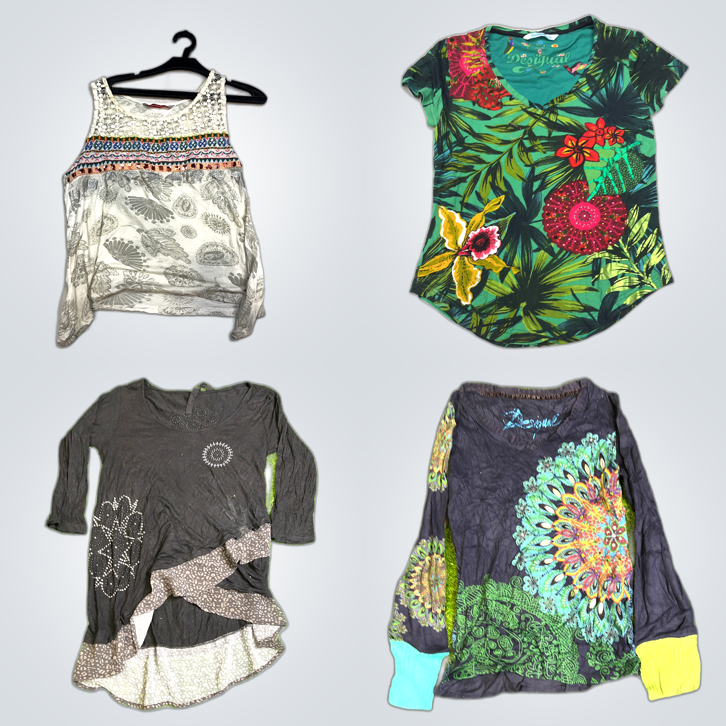 Desigual Y2K Blouses Bundle