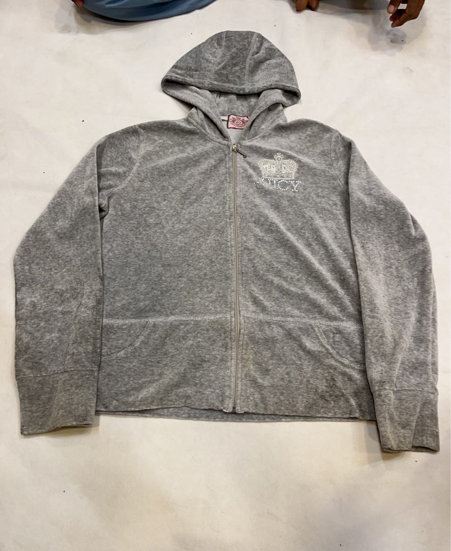 ジュシー・クチュール グレー フーディ