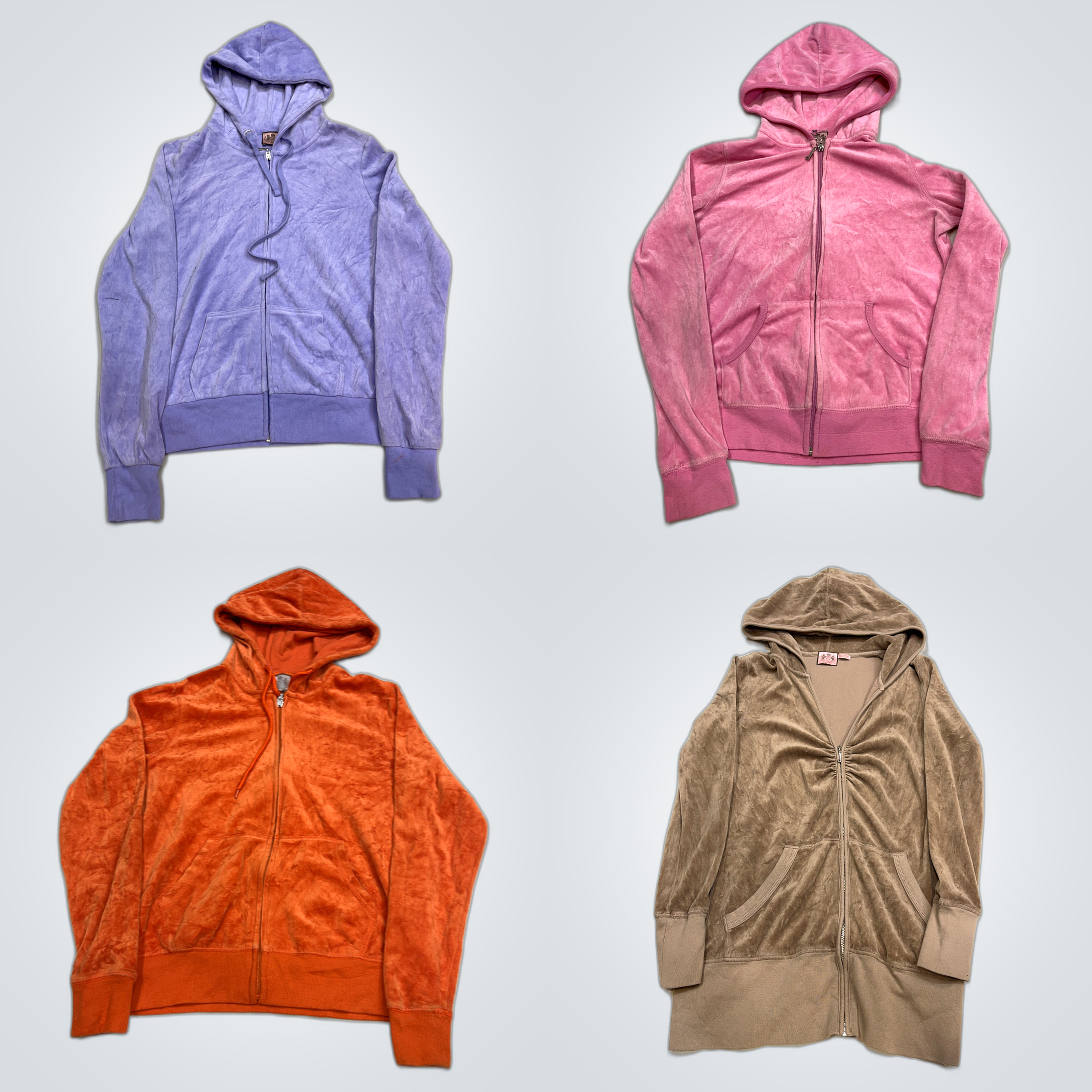 Ensemble de sweatshirts à capuche en velours