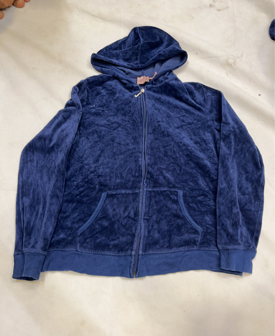 Juicy Couture Blue Velvet Hoodie