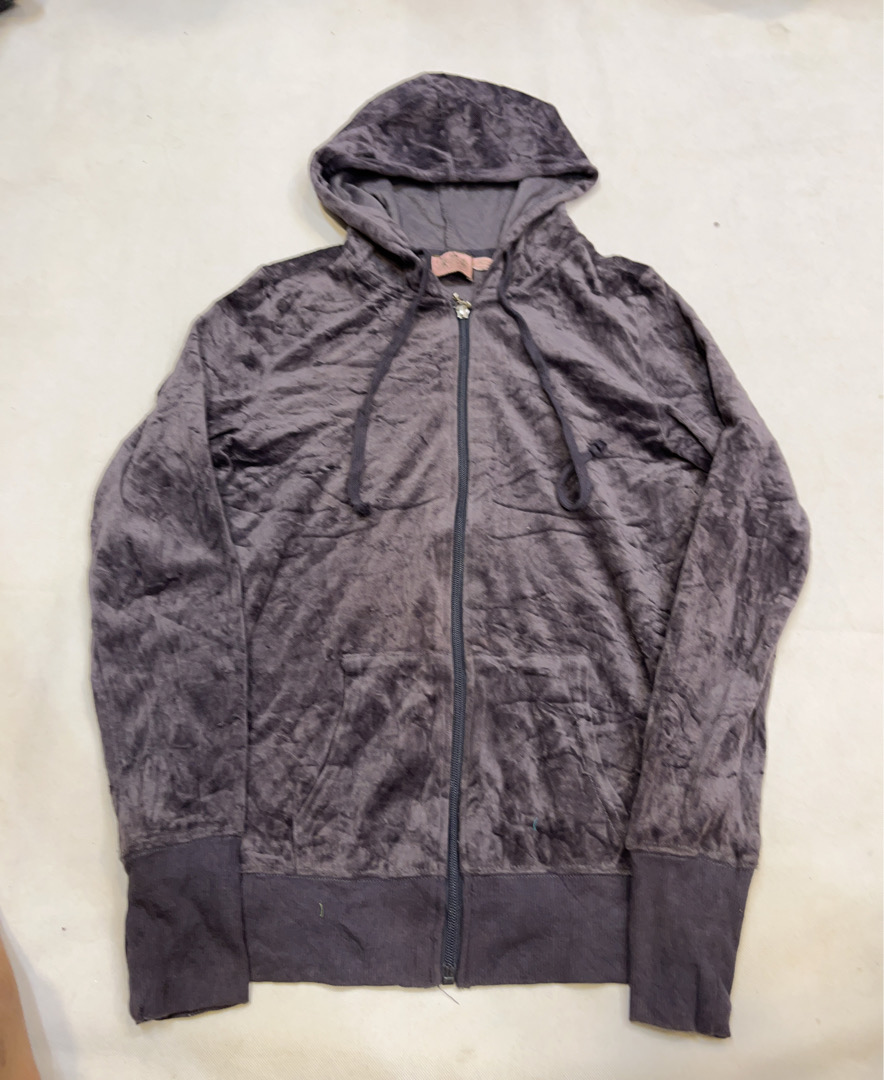 ジュシー・クチュール ベロア フーディ