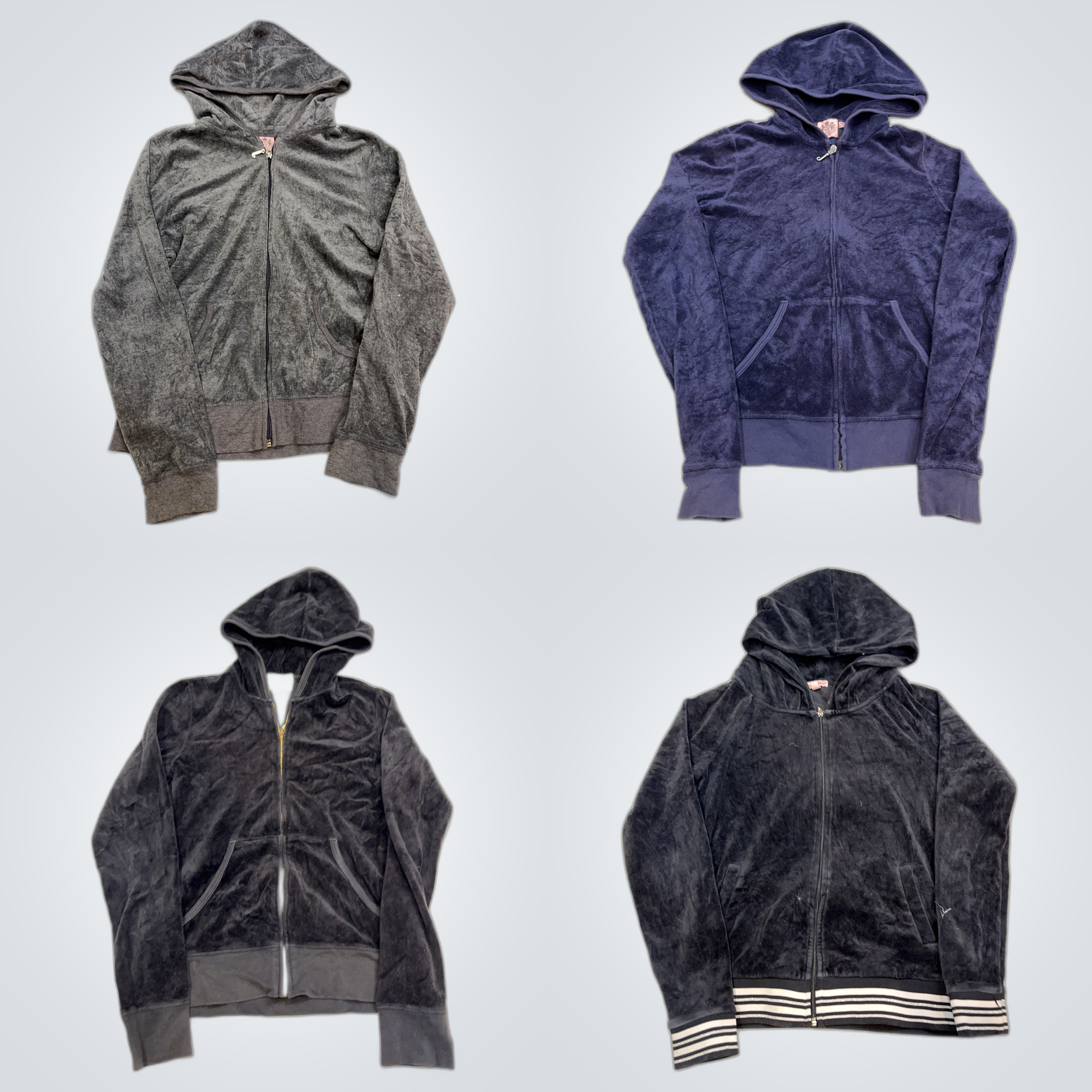 Juicy Couture Velour Hoodie Bundle - 10-teilige Se..