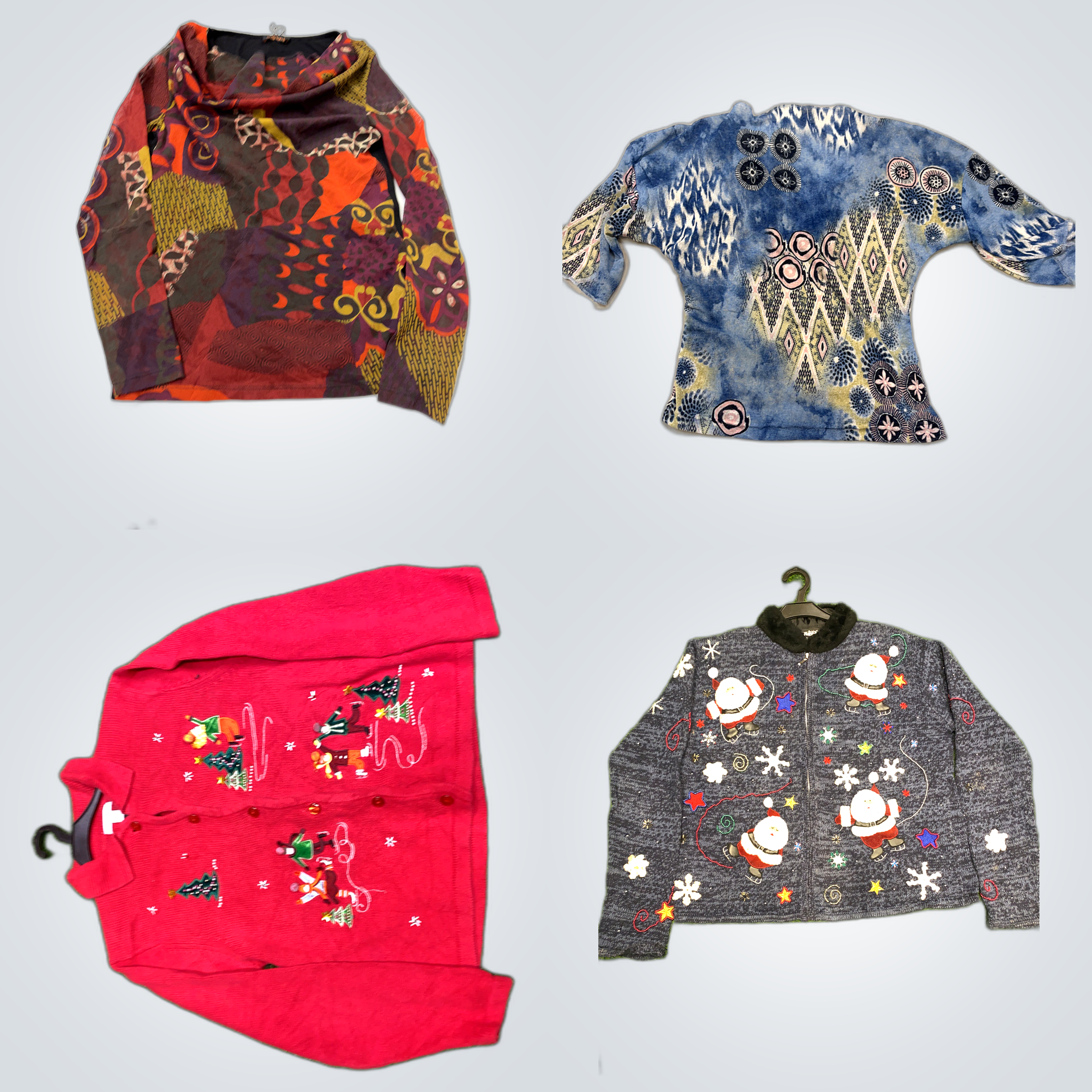 Weihnachts-Pullover & Weste Paket - 25 Teile Winte..