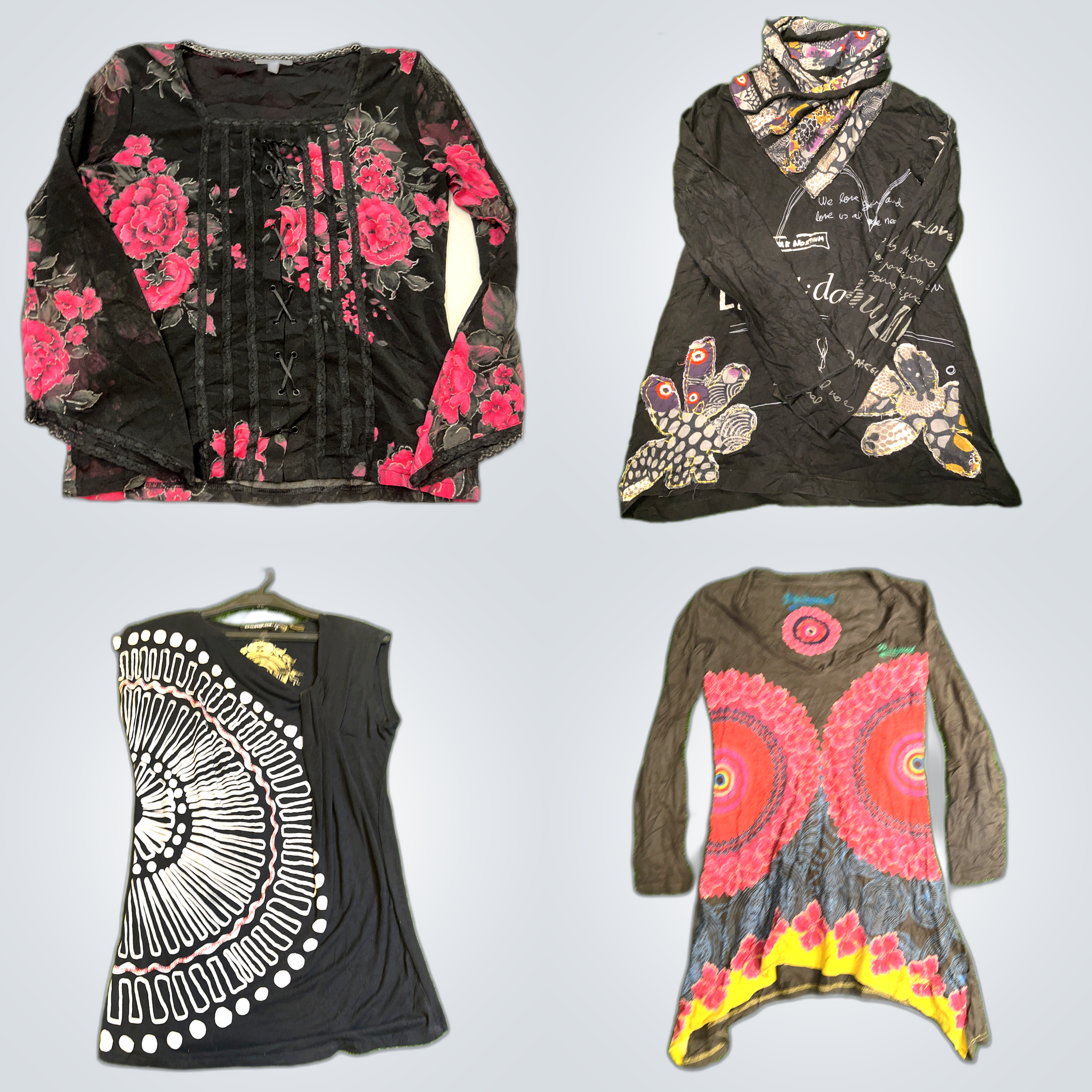 Desigual Y2K Printed Blouses