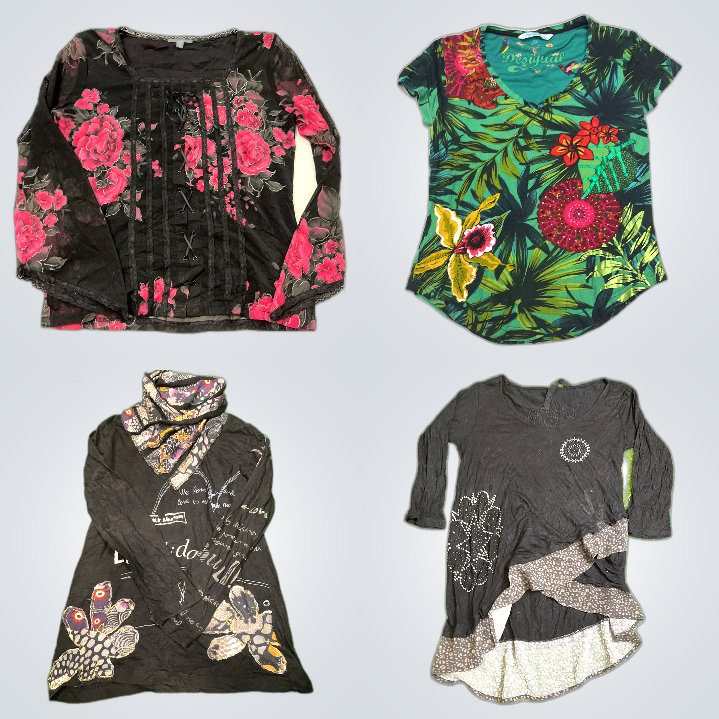 desigual printed blouse
