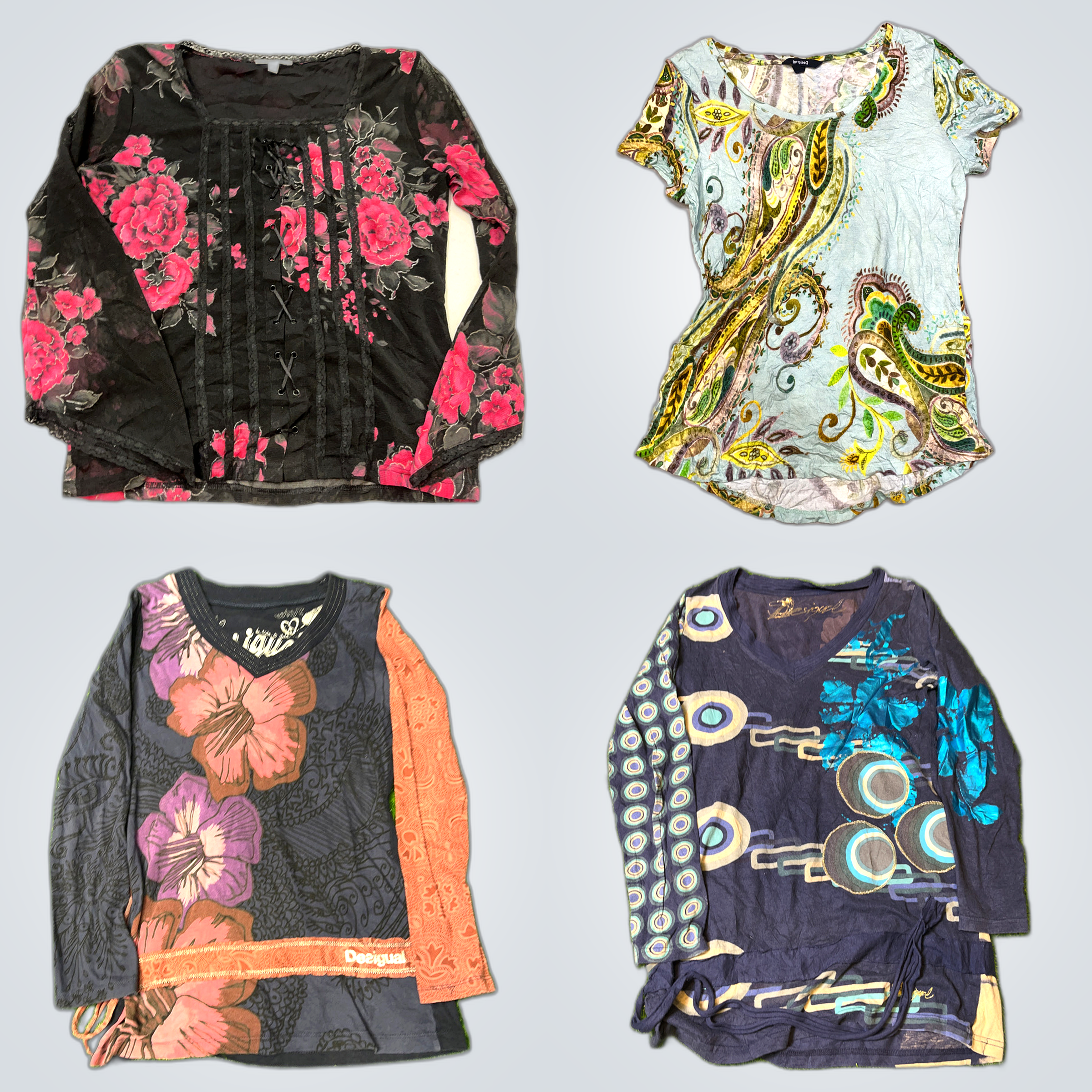 Desigual Y2K Printed Blouses