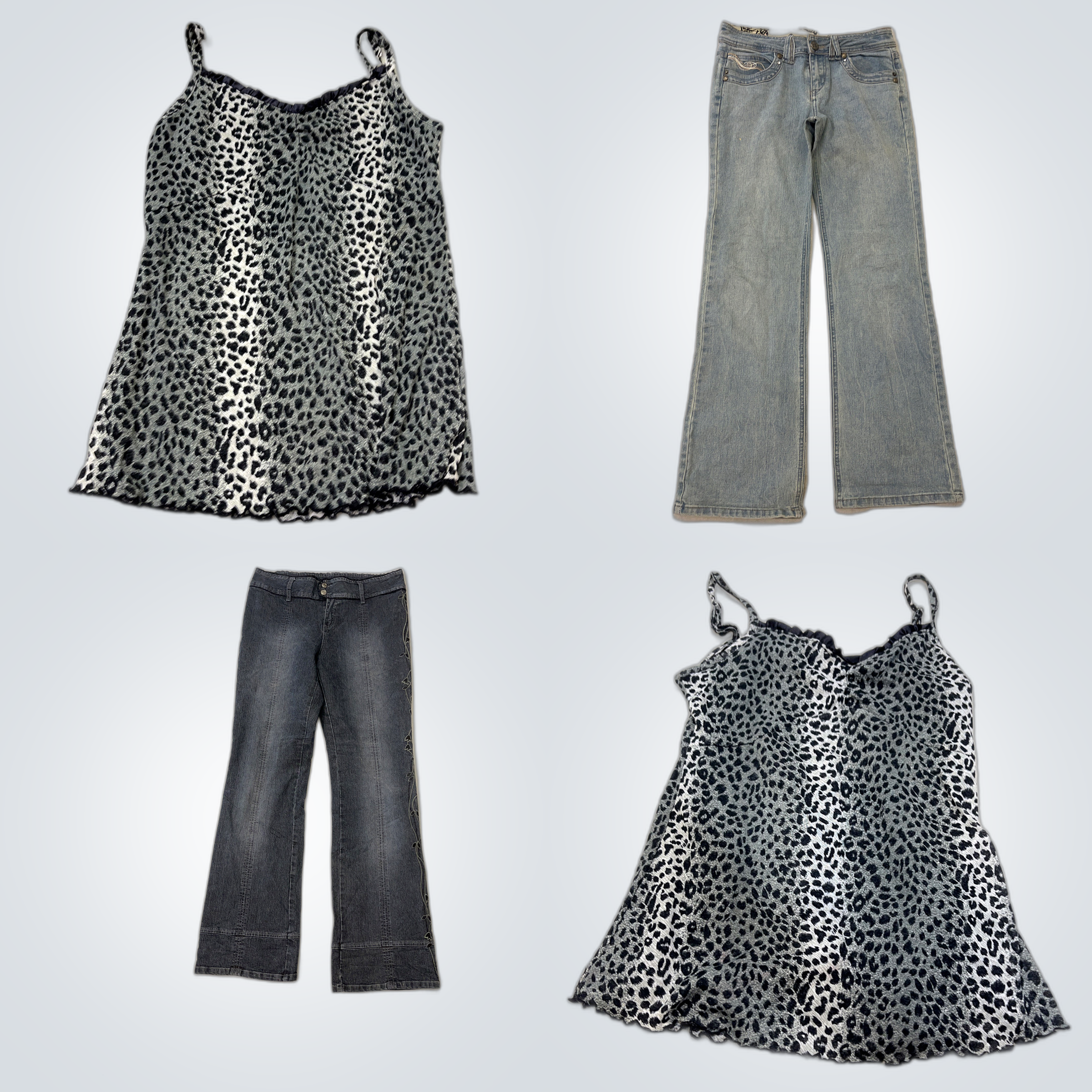 X-Mail Y2K Printed Camisoles