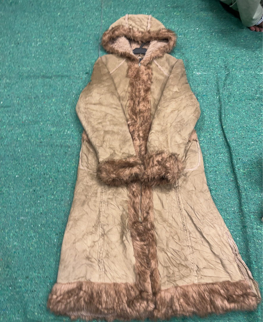 Bruek Fur Lined Hooded Coat