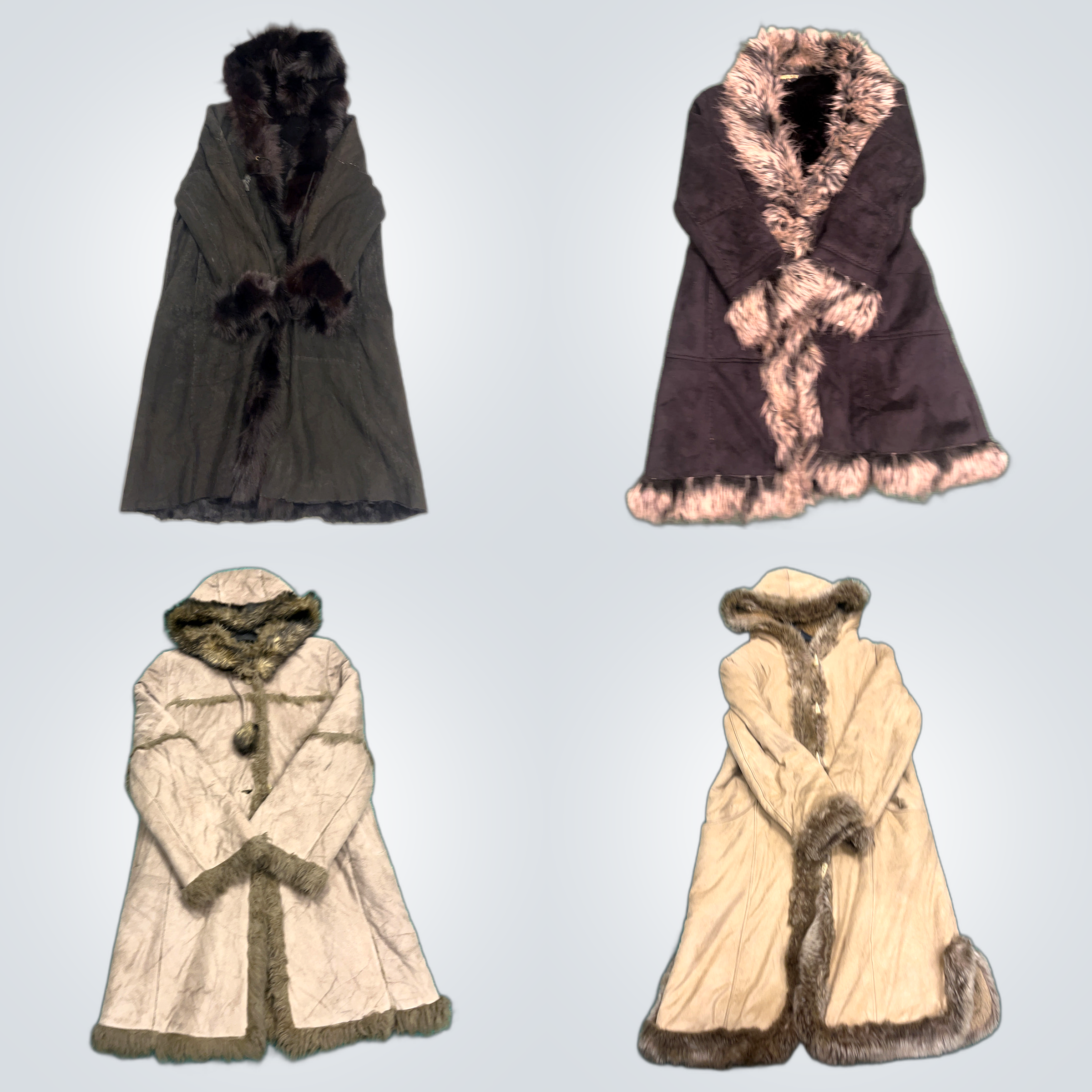 Fur Trimmed Coat Bundle