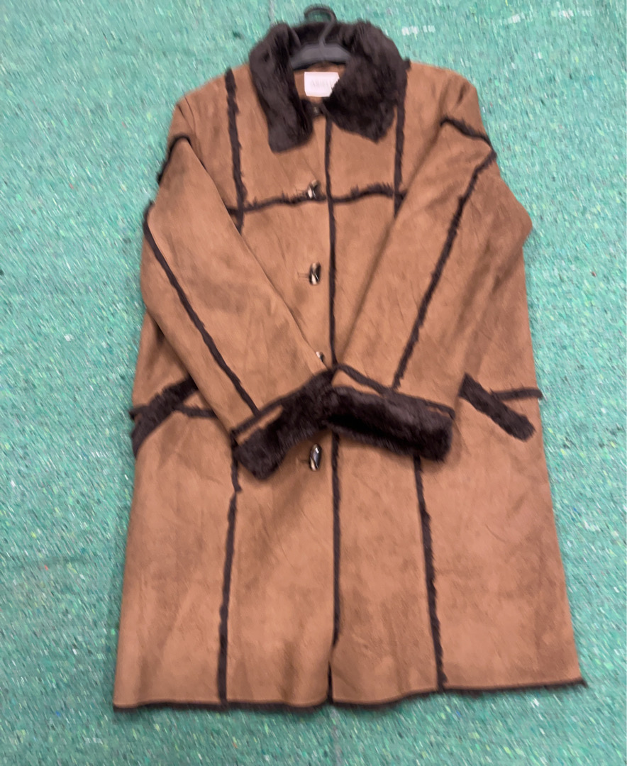 Manteau en fourrure marron Arielle