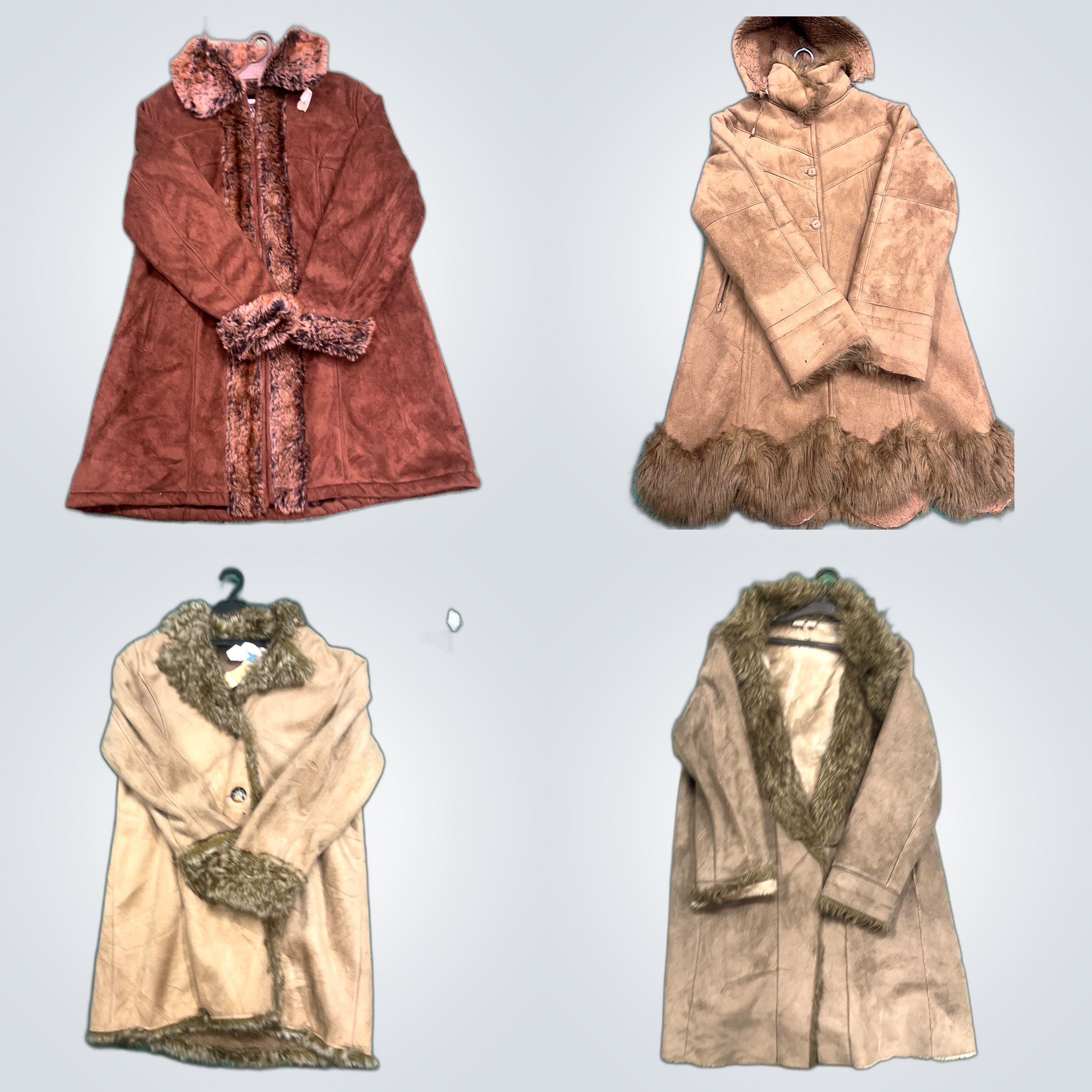 Fur Coat Bundle - 7 Pc Mix of Orsay, Ladybird, Wal..