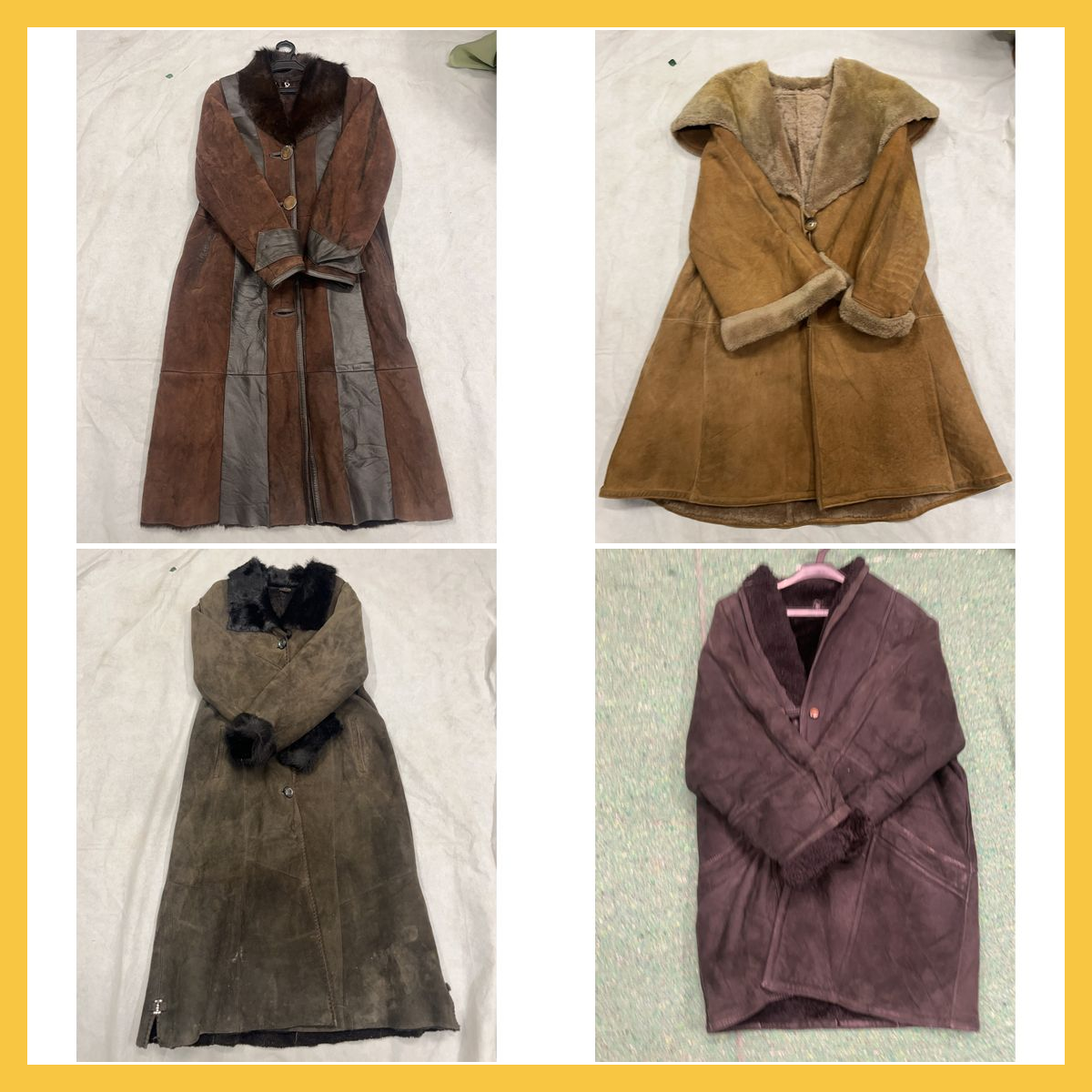 Ensemble de Mode Furry UGG Manteaux en Laine Veste..