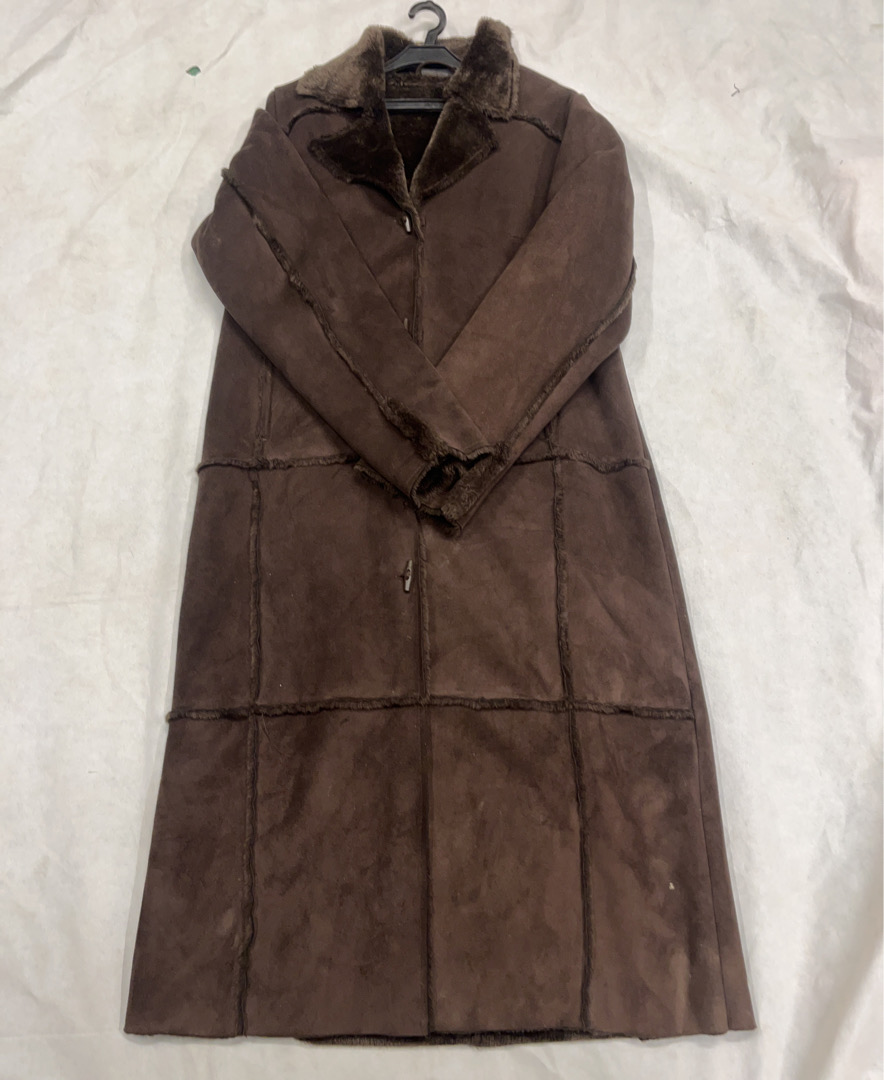 Brown Suede Coat