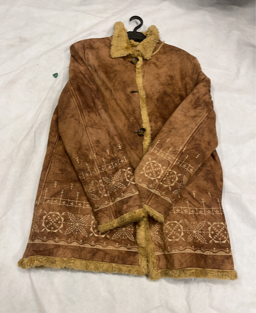 Berri Sports Brown Fur-Lined Jacket