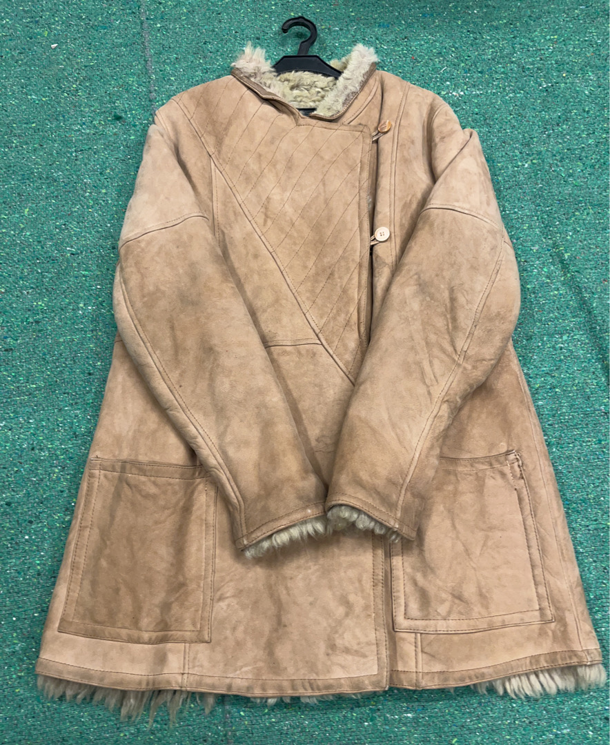 Tan Fur-Lined Coat