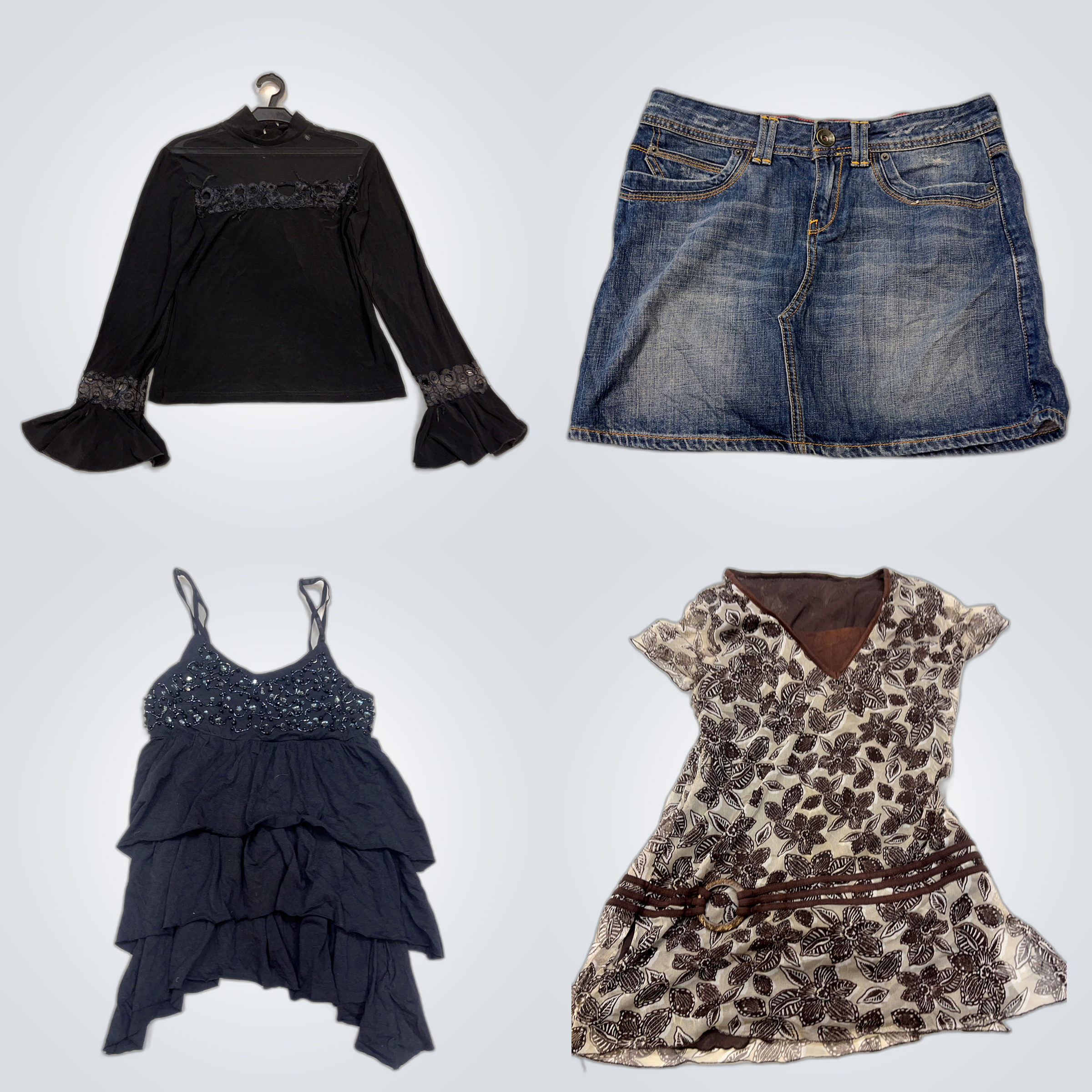 Designer Denim & Handbag Bundle: BKE, Coach, Etien..