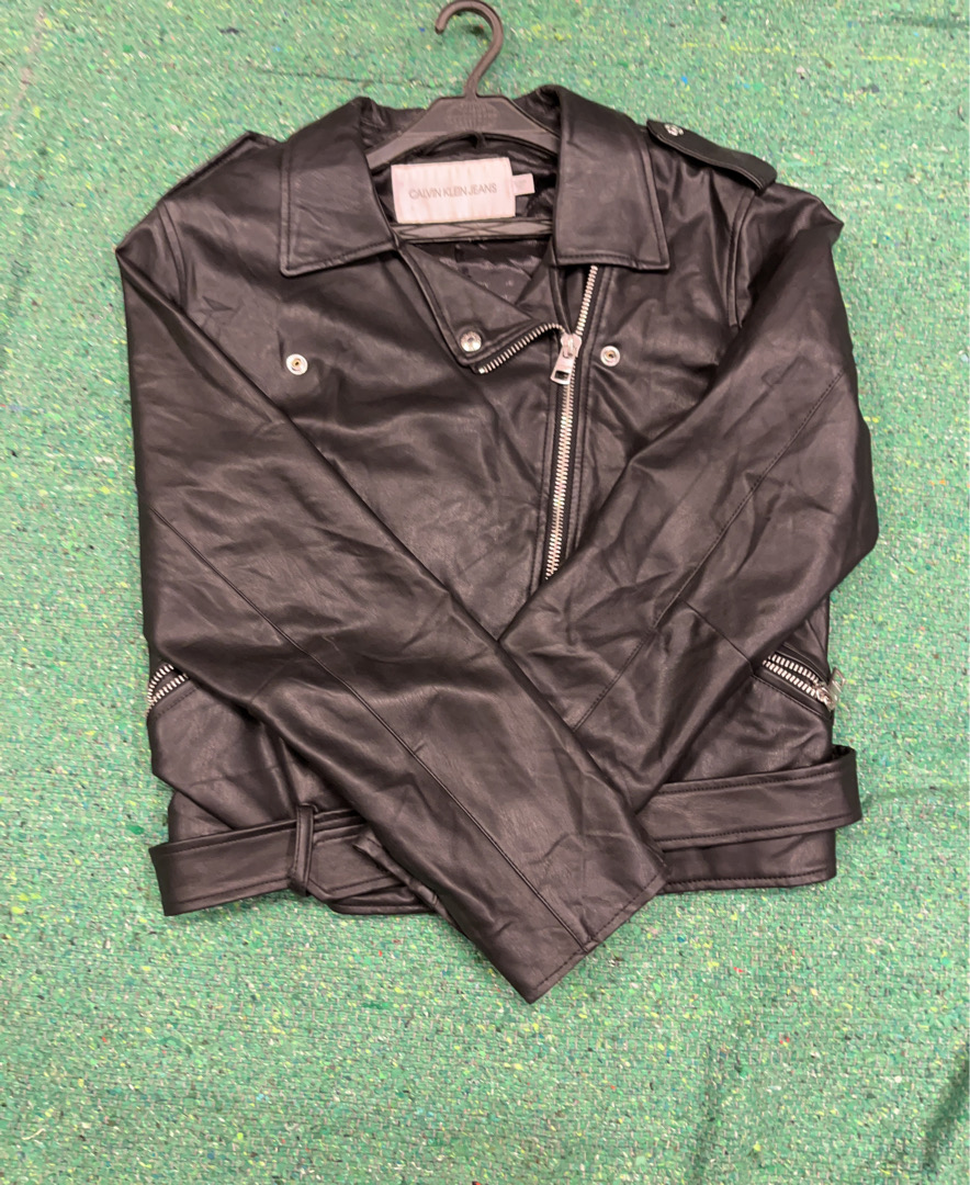 Veste en cuir Calvin Klein Jeans