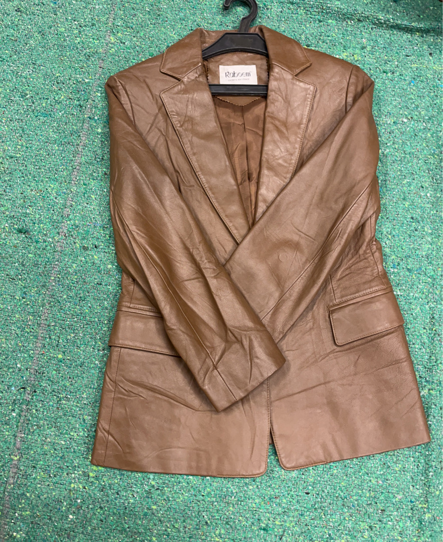Raboem Leather Blazer