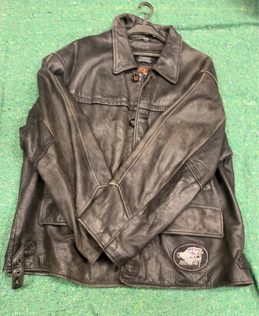 Giacca da moto in pelle Lucky Leather
