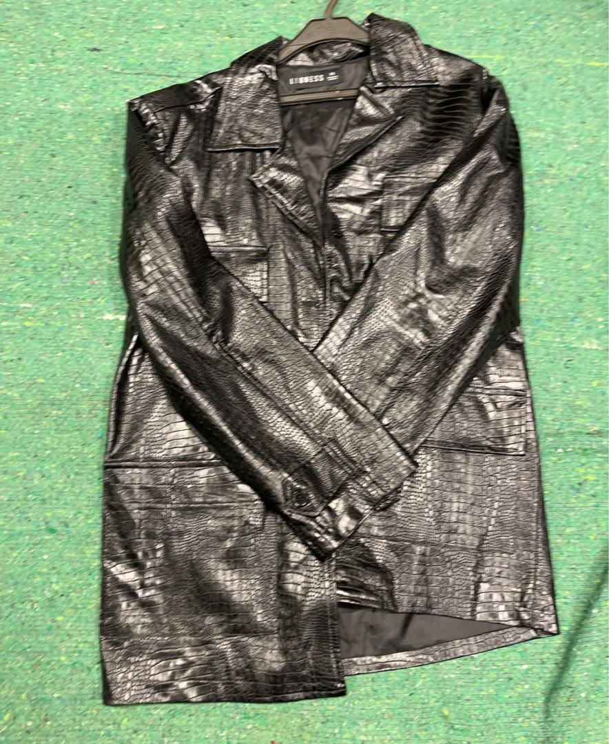 Veste en cuir de lionne