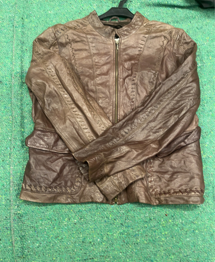 Danier Braun Lederjacke