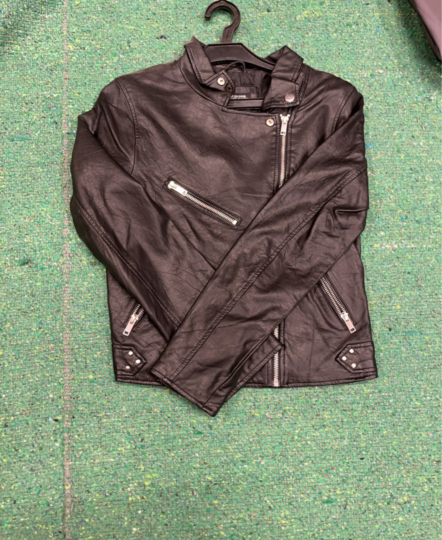 here + there Lederjacke