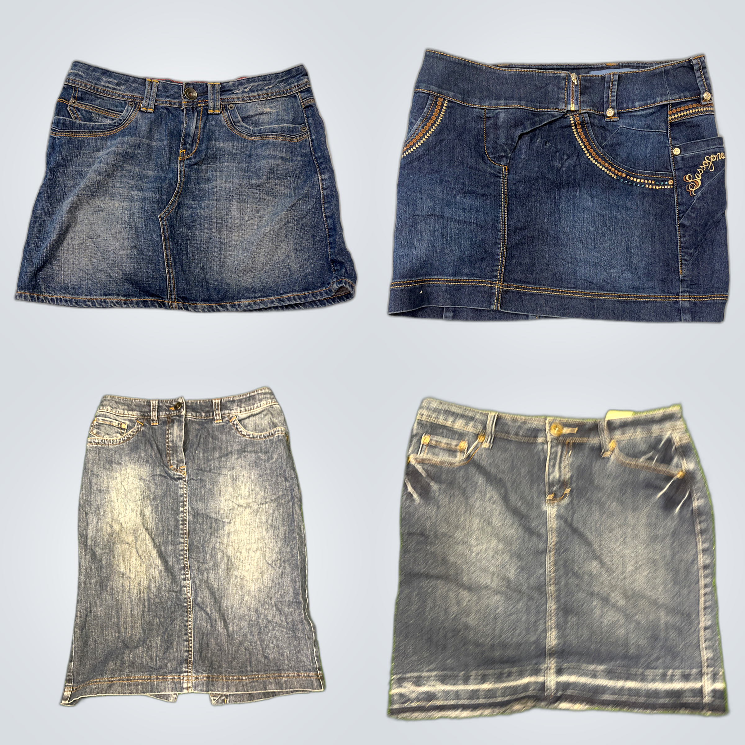 Vintage Chic Skirt Trio