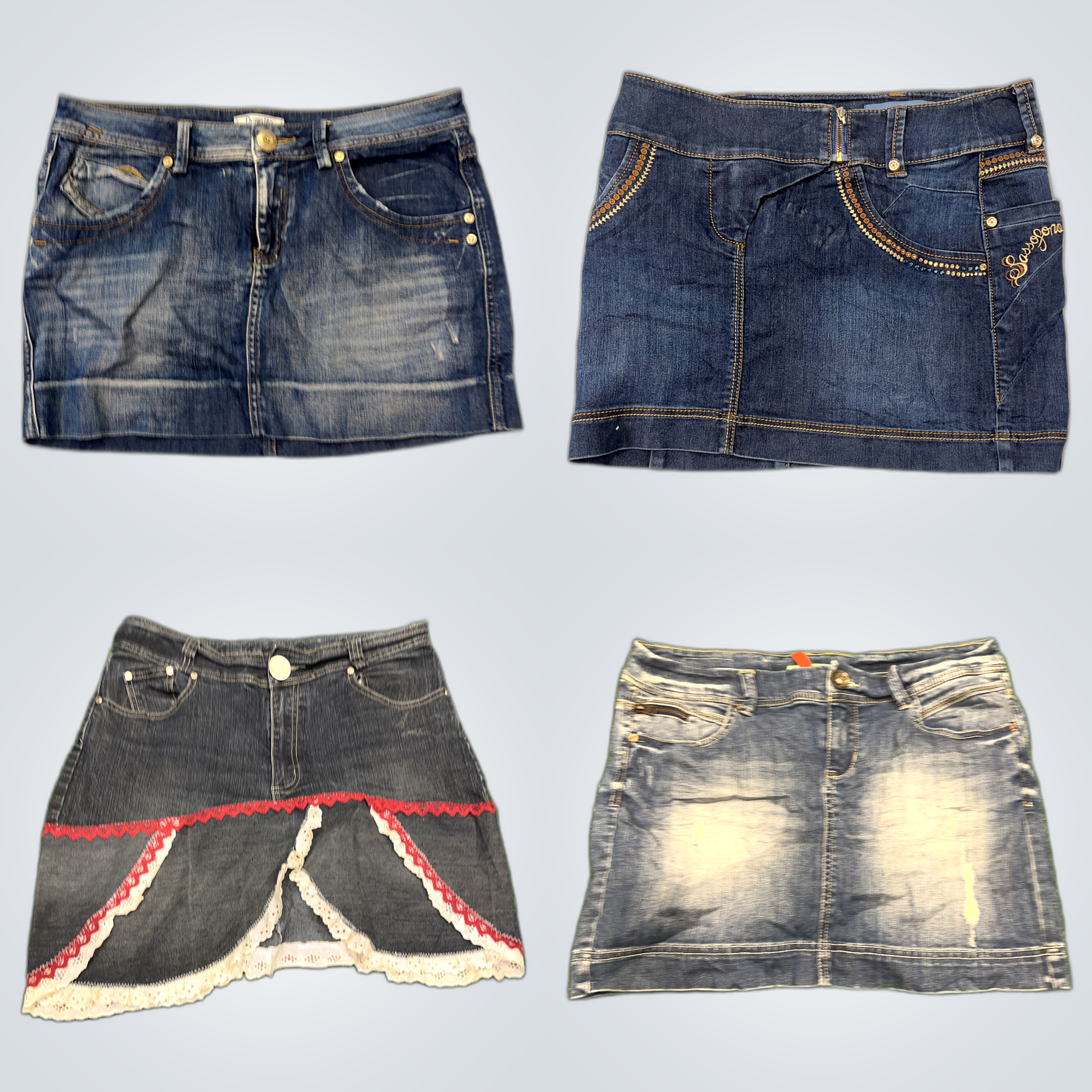 Denim Mini Skirts Bundle