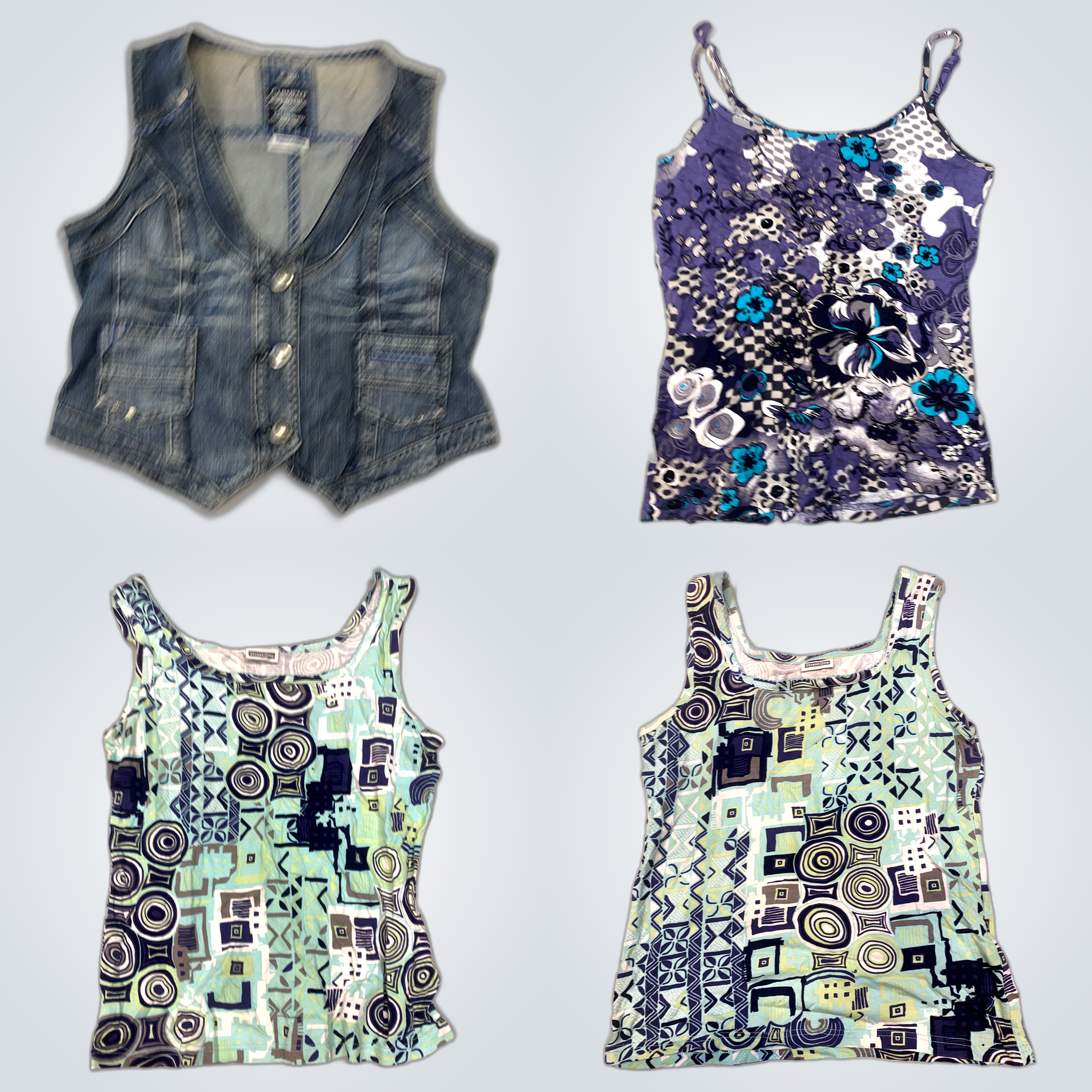 Y2K Bedruckte Tops Bündel