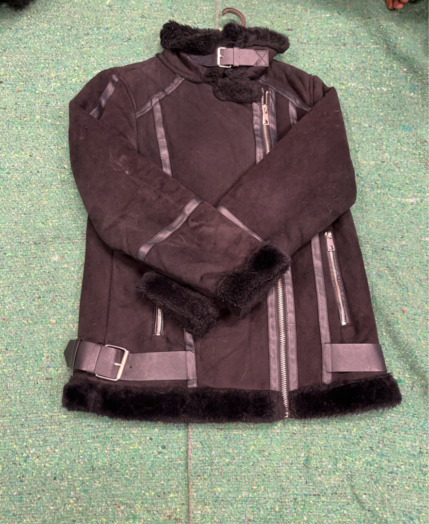 Pull & Bear Brown Faux Fur Jacket