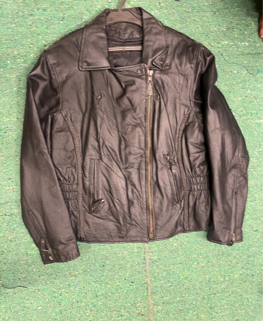Black Leather Motorcycle Jacket