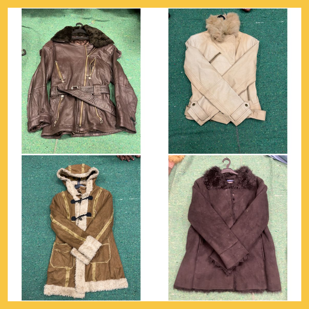 Leather & Fur Jackets Bundle - Blanco, Orsay, Pull..