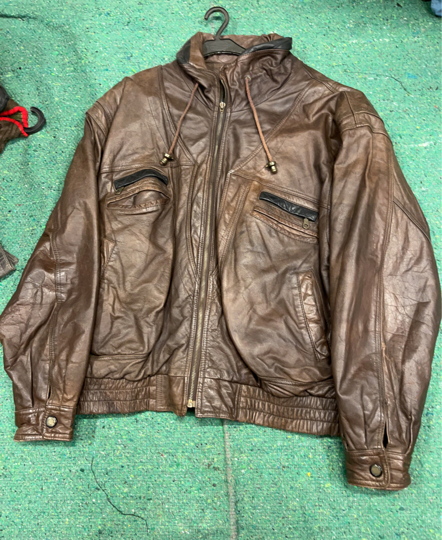 Paolo Negrato Brown Leather Jacket