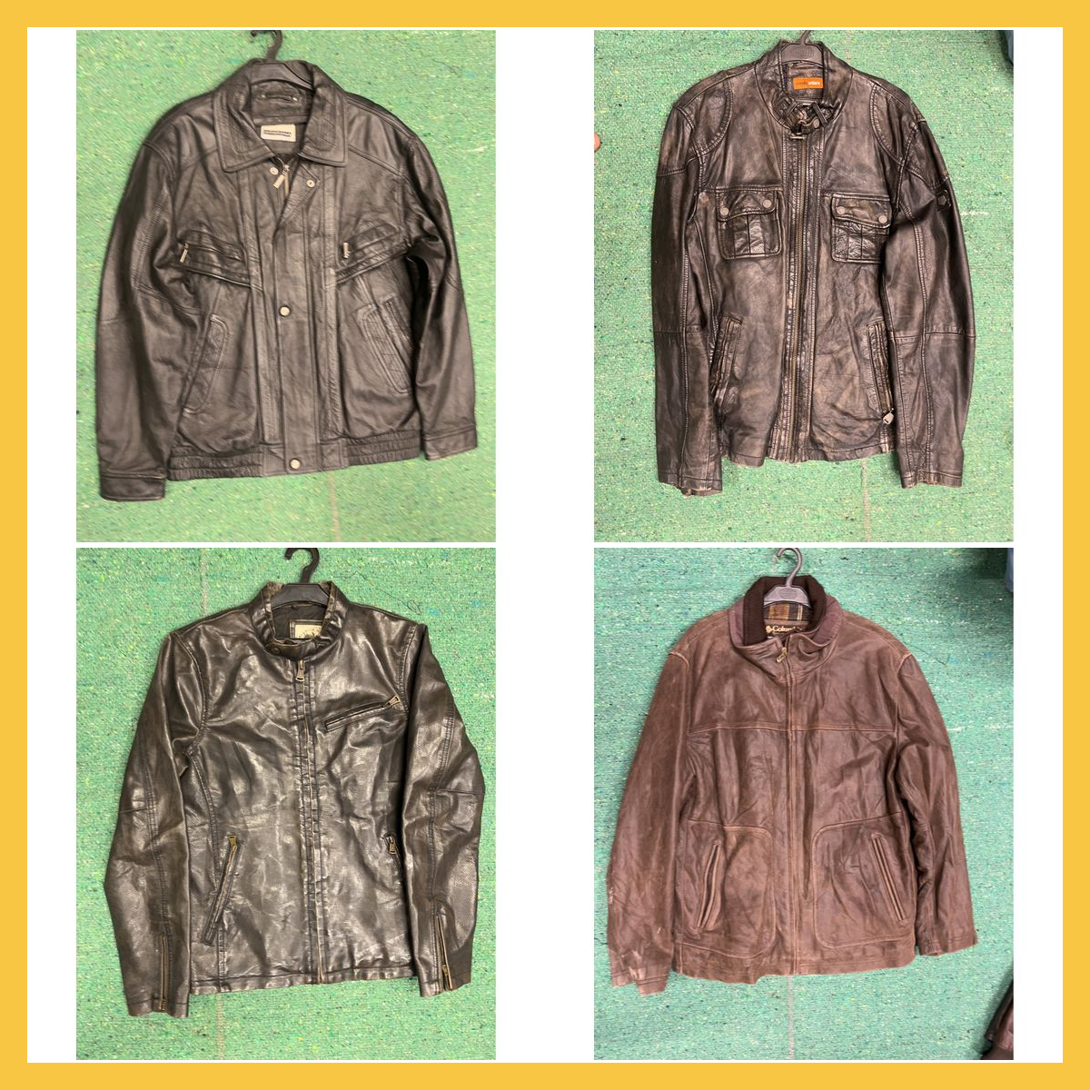 Lederjacken-Bundle - 10 Teilig Mix Marken Rover & ..