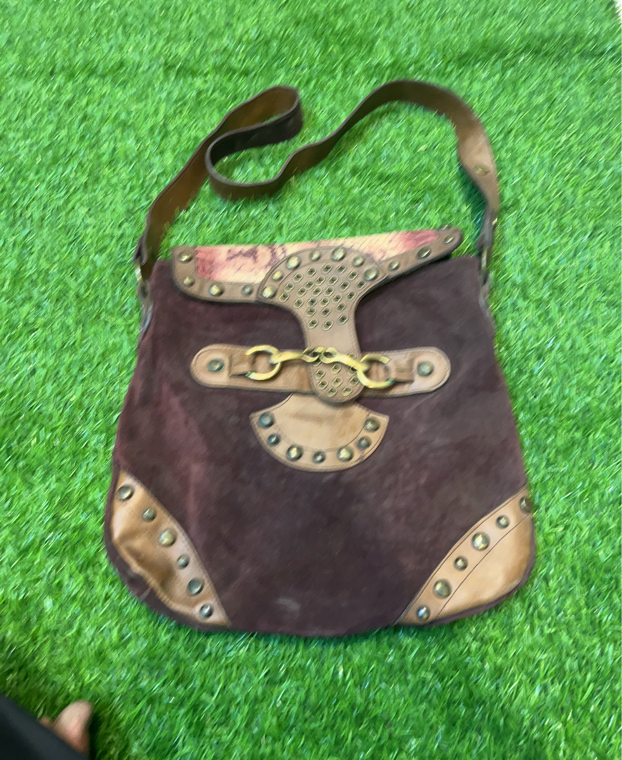 Brown Leather Shoulder Bag