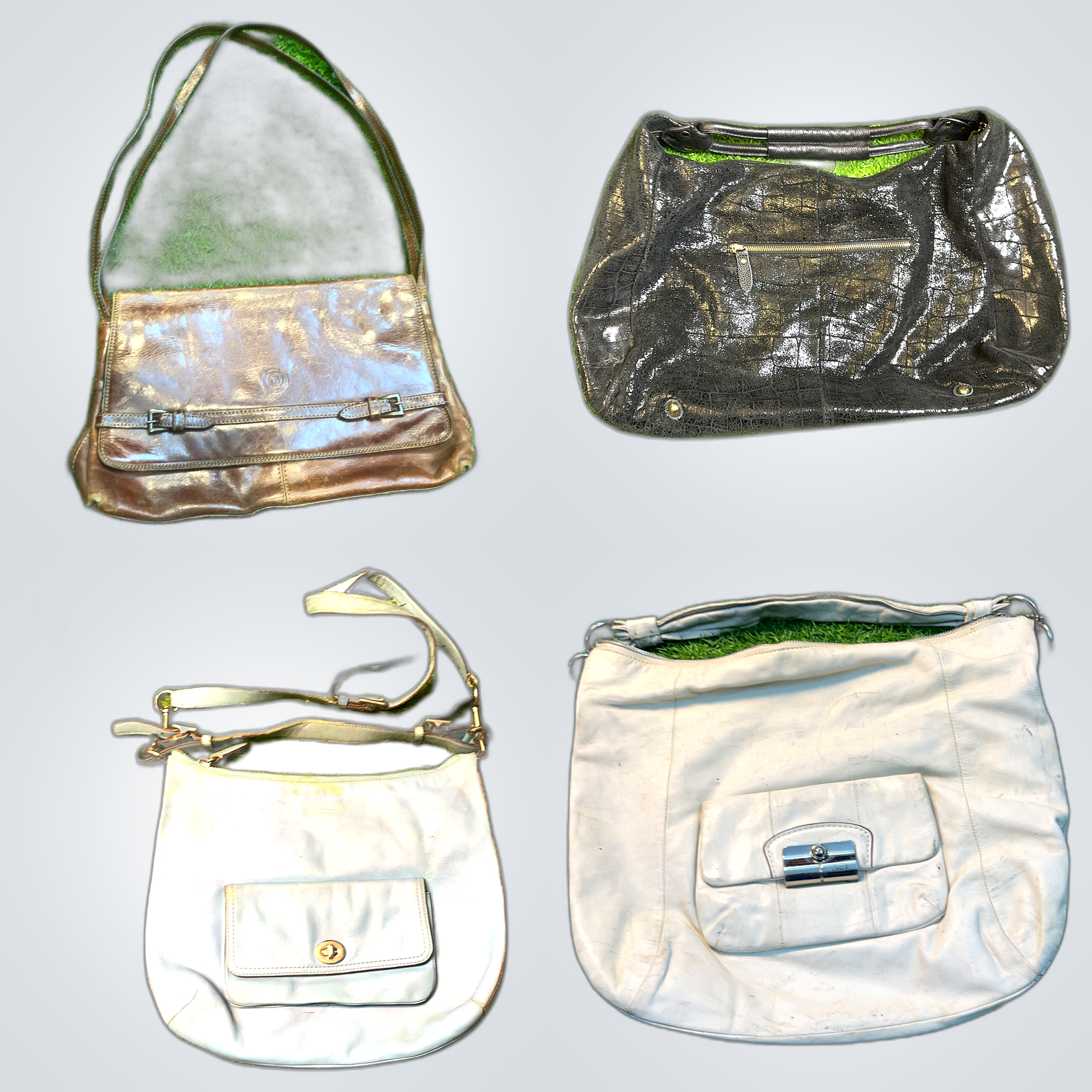 Coach Handbag Bundle 10pcs Large Leather Shoulder ..